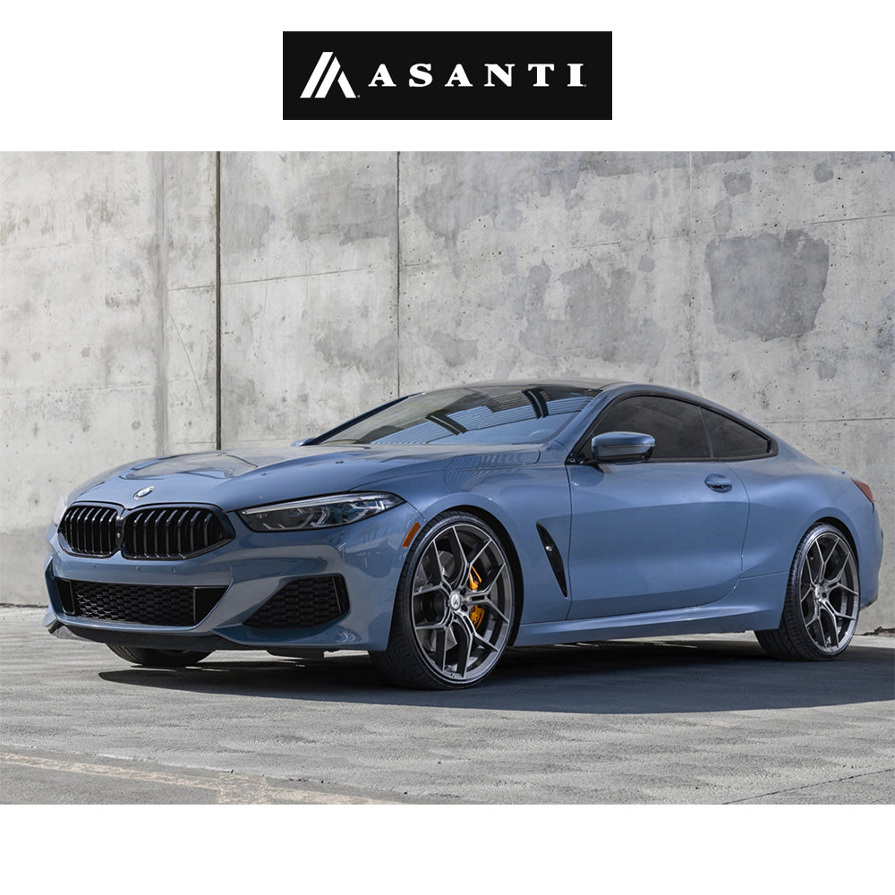 テスラモデル３用 アサンティ モナーク 20x9J ET 38 フロント、リア チタニウムブラッシュド ホイール４本セット　Asanti ABL37 20X9 5X4.5 TITAN BRUSH 38MM (消費税、送料込み)