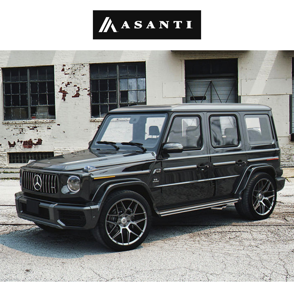 テスラモデル３用 アサンティ ダイナスティ 20x9J ET 35 フロント、リア チタニウムブラッシュド フロー成形アルミニウムホイール４本セット　Asanti DYNASTY 20X9 5X4.5 72 TITAN-BRUSH +35 (消費税、送料込み)