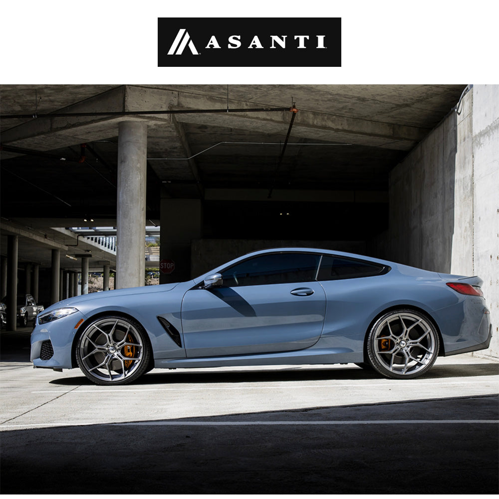 テスラモデル３用 アサンティ モナーク 20x9J ET 38 フロント、リア チタニウムブラッシュド ホイール４本セット　Asanti ABL37 20X9 5X4.5 TITAN BRUSH 38MM (消費税、送料込み)