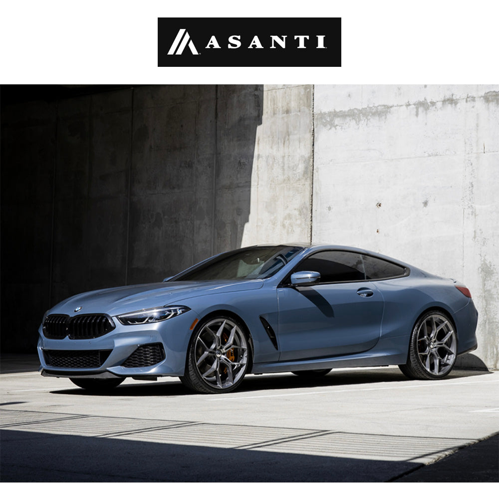 テスラモデル３用 アサンティ モナーク 20x9J ET 38 フロント、リア チタニウムブラッシュド ホイール４本セット　Asanti ABL37 20X9 5X4.5 TITAN BRUSH 38MM (消費税、送料込み)