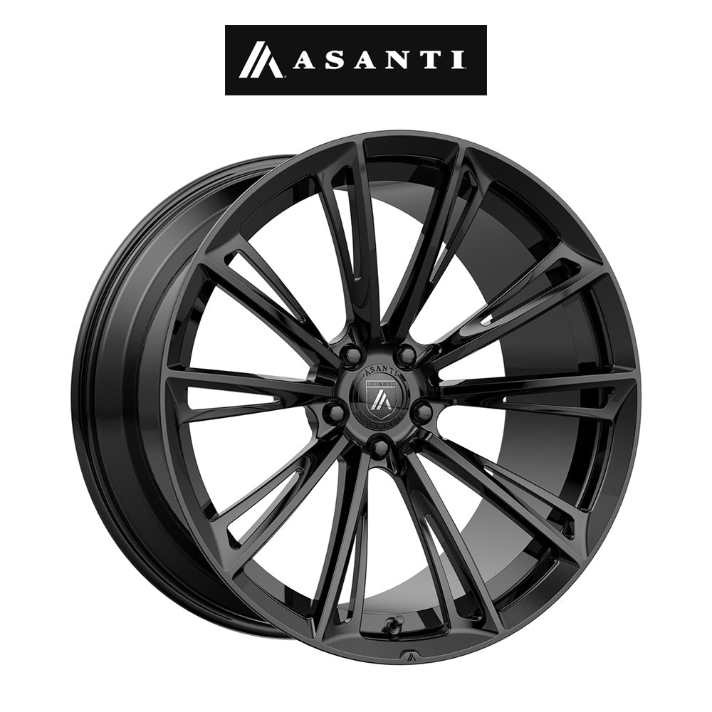 ダッジ チャージャー用 アサンティ コロナ 20x9J ET 15 フロント、リア グロスブラック フローフォーミング・アルミニウムホイール４本セット (消費税、送料込み)