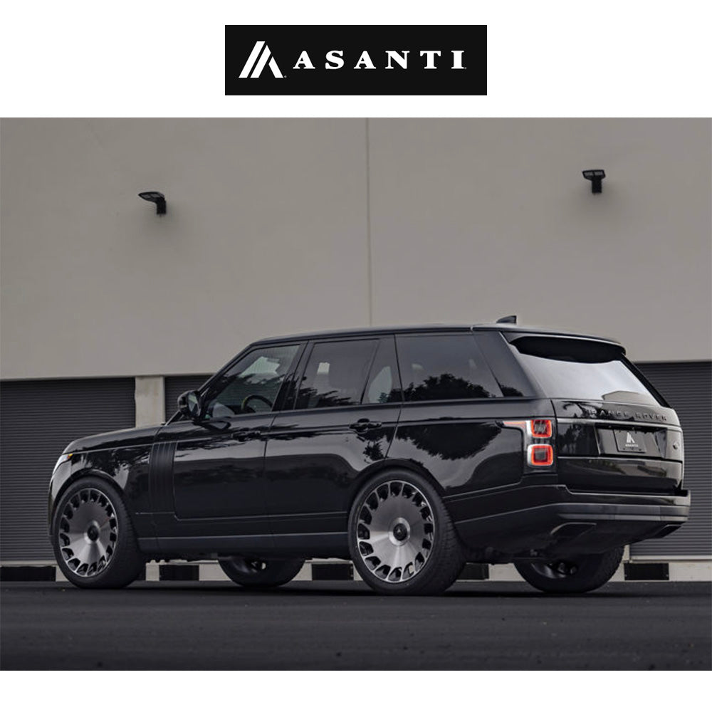 ランドローバー レンジローバー用 アサンティ アリストクラット 22x9J ET 27 フロント、リア グロスブラック マシンドフェイス／ダブルダークティント ホイール４本セット (消費税、送料込み)
