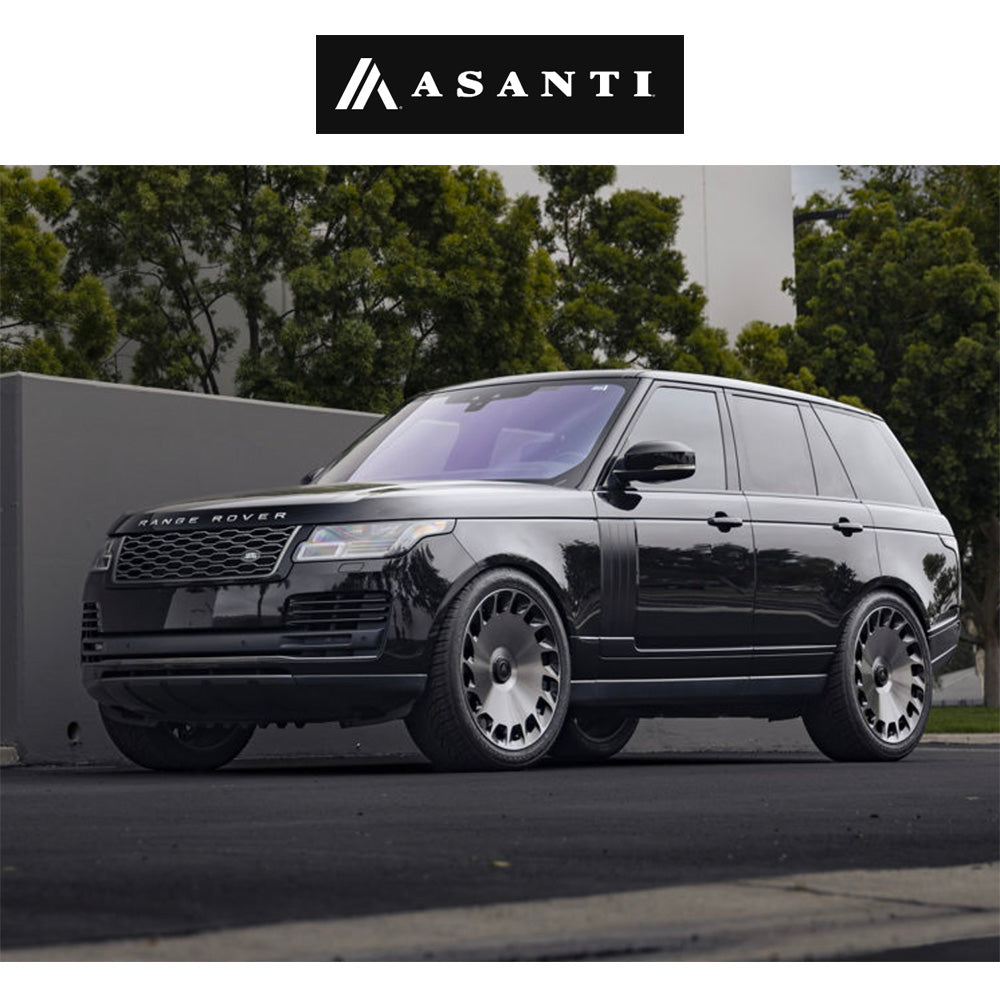ランドローバー レンジローバー用 アサンティ アリストクラット 22x9J ET 27 フロント、リア グロスブラック マシンドフェイス／ダブルダークティント ホイール４本セット (消費税、送料込み)