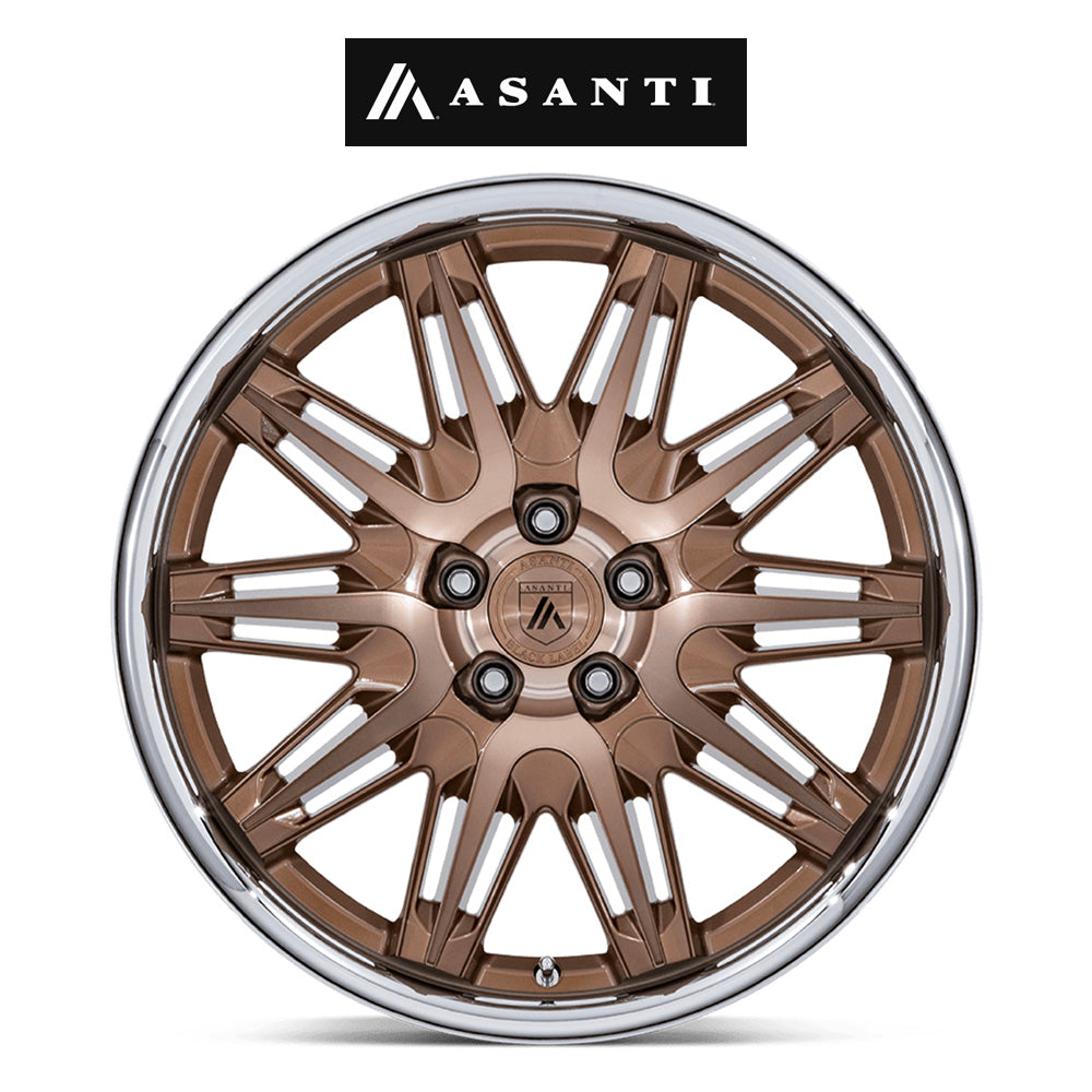 テスラモデル３用 アサンティ インペラトール 20x9J ET 35 フロント、リア ブロンズマシンド ステンレス製リップ ホイール４本セット　Asanti IMPERATOR 20X9 5X4.5 72 +35 BRNZ-MCH (消費税、送料込み)