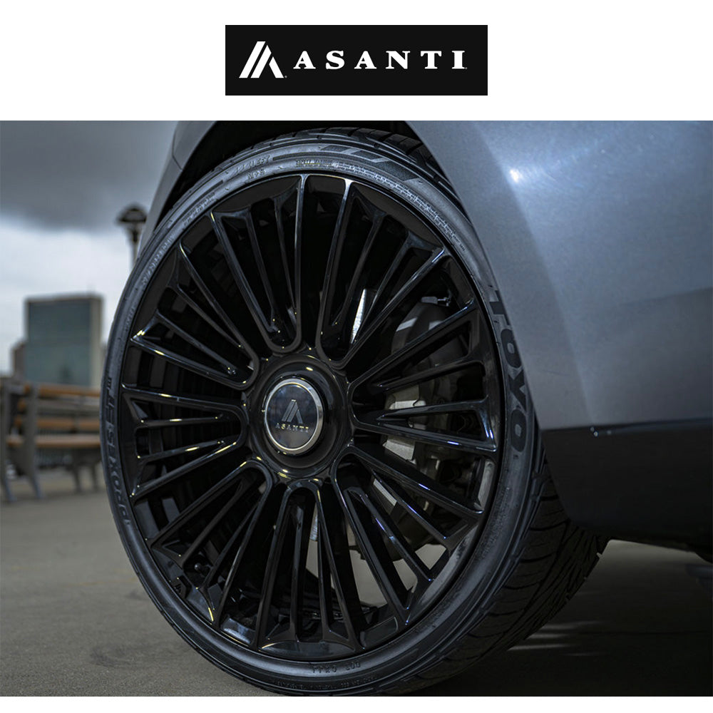 ランドローバー レンジローバー用 アサンティ プレミア 22x9.5J ET 30 フロント、リア グロスブラック ホイール４本セット (消費税、送料込み)