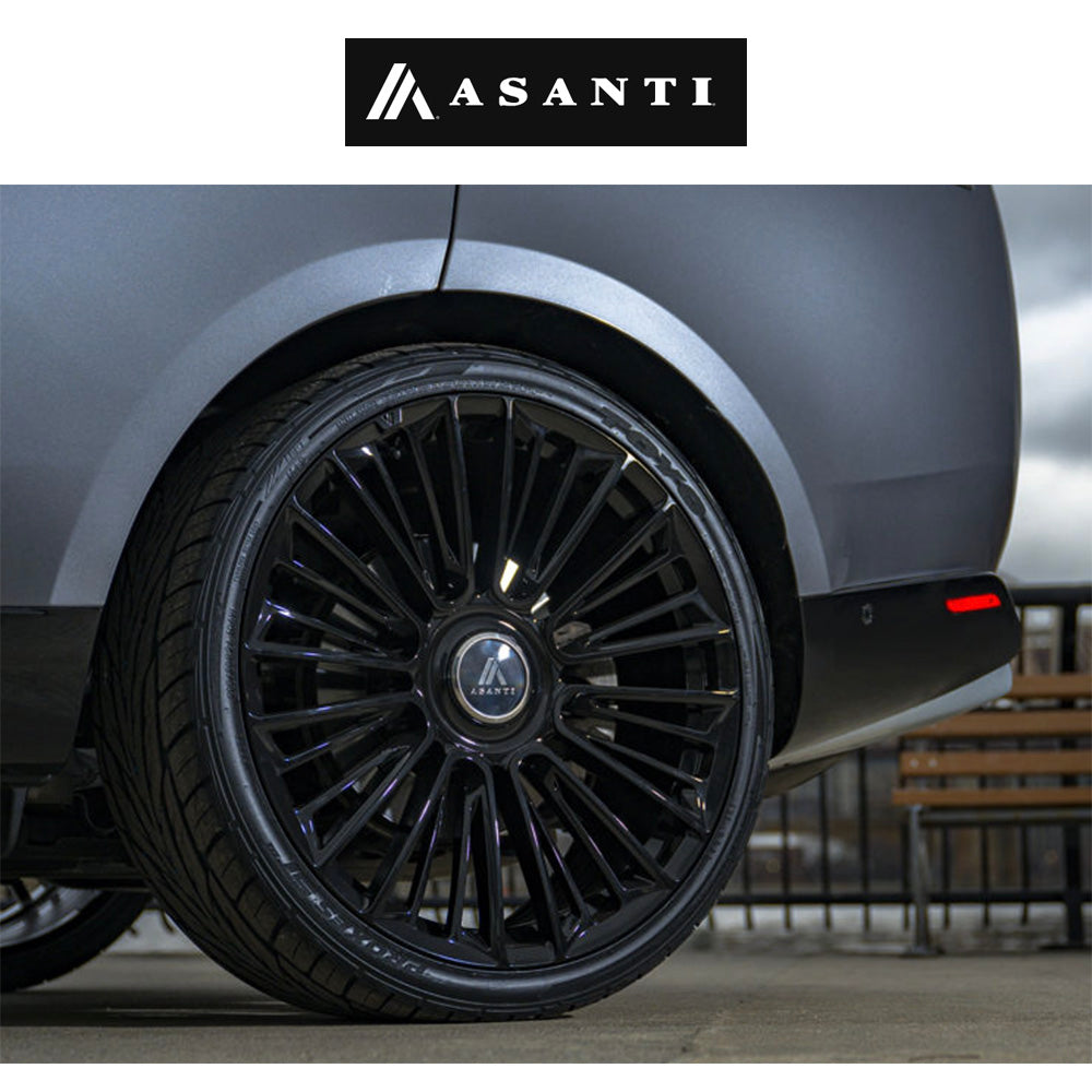 ランドローバー レンジローバー用 アサンティ プレミア 22x9.5J ET 30 フロント、リア グロスブラック ホイール４本セット (消費税、送料込み)