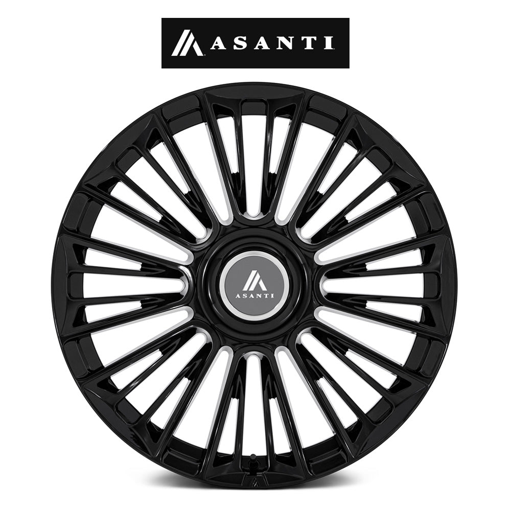 ランドローバー レンジローバー用 アサンティ プレミア 22x9.5J ET 30 フロント、リア グロスブラック ホイール４本セット (消費税、送料込み)