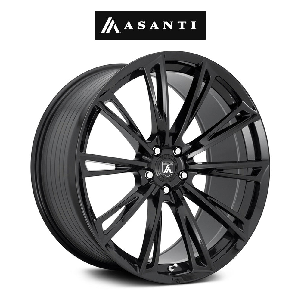 ランドローバー レンジローバー用 アサンティ コロナ 22x9J ET 32 フロント、リア グロスブラック フローフォーミング・アルミニウムホイール４本セット (消費税、送料込み)