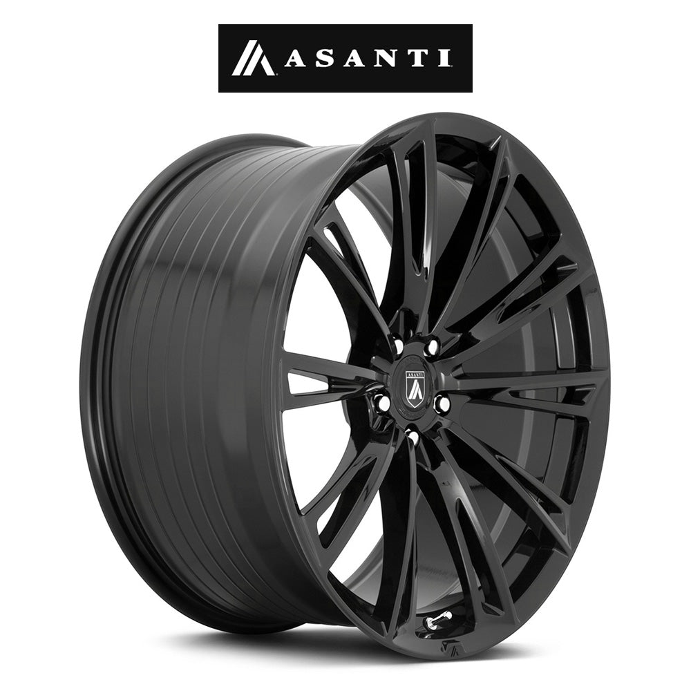 ランドローバー レンジローバー用 アサンティ コロナ 22x9J ET 32 フロント、リア グロスブラック フローフォーミング・アルミニウムホイール４本セット (消費税、送料込み)