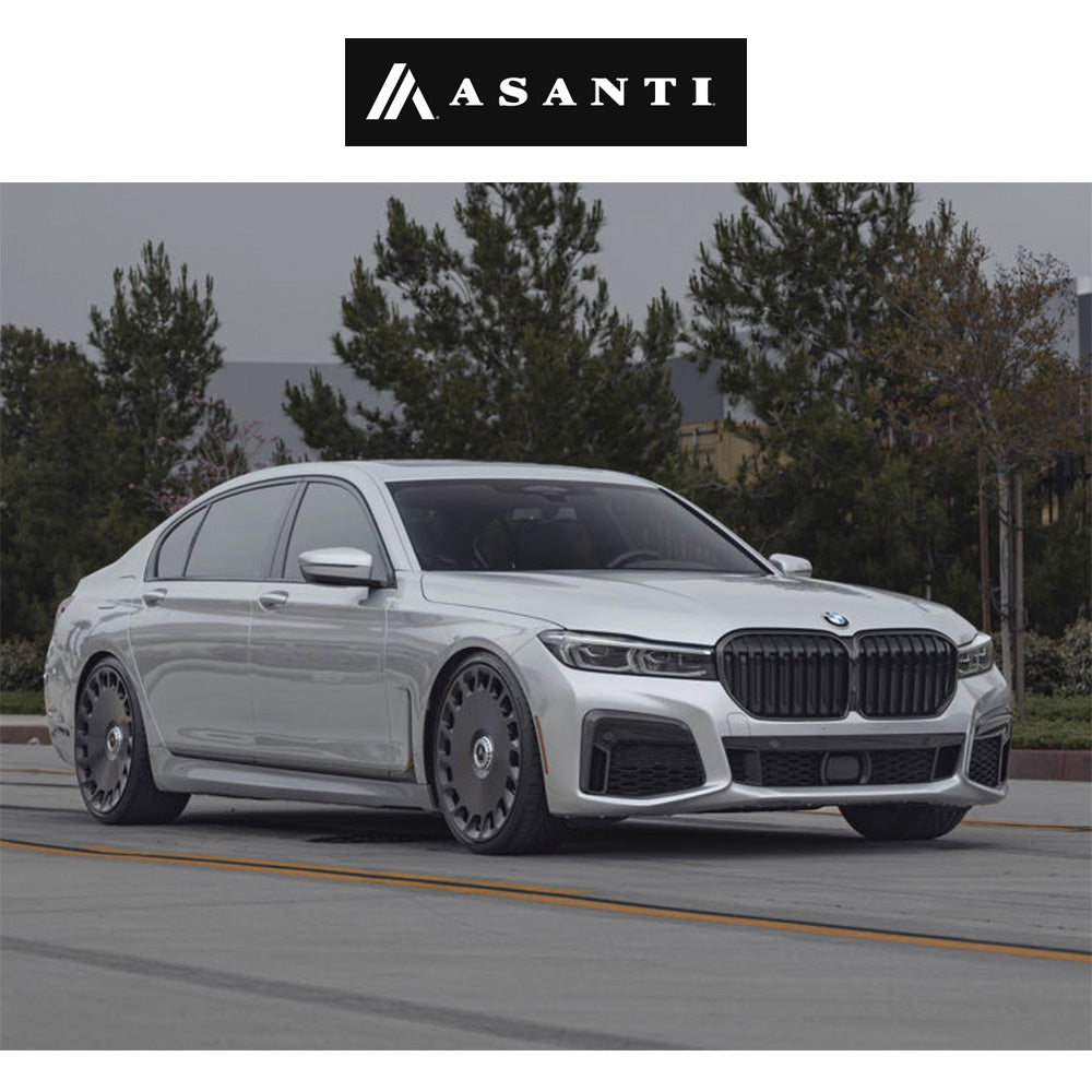 ＢＭＷ ３シリーズ用 アサンティ アリストクラット 20x9J ET 27 フロント、リア グロスブラック マシンドフェイス／ダブルダークティント ホイール４本セット (消費税、送料込み)