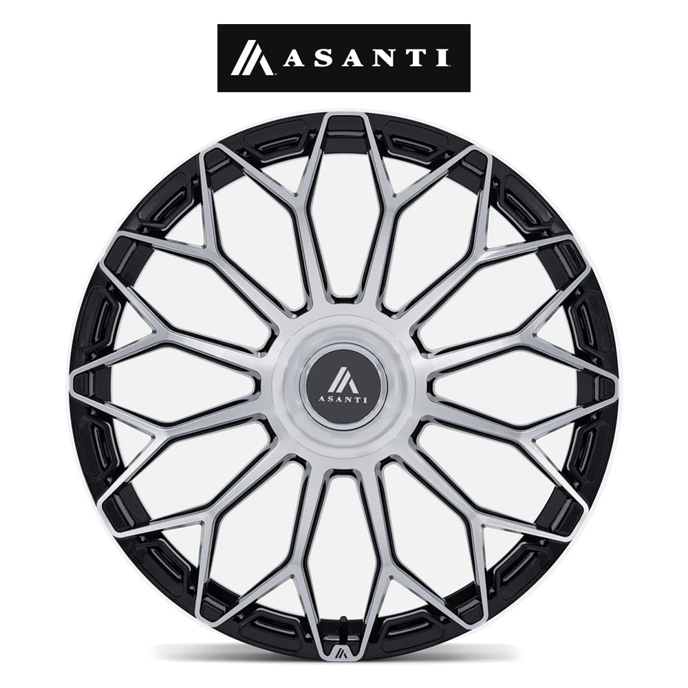 ランドローバー レンジローバー用 アサンティ エンボイ 22x10J ET 35 フロント、リア グロスブラック マシンドフェイス フローフォーミング・アルミニウムホイール４本セット (消費税、送料込み)
