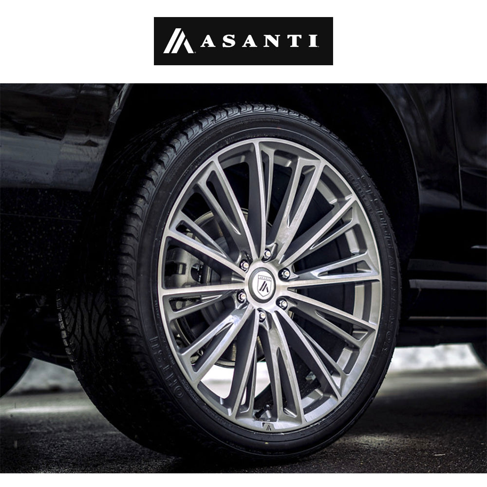 レクサス ＲＸ用 アサンティ コロナ 20x9J ET 35 フロント、リア チタニウムブラッシュド フロー成形アルミニウムホイール４本セット　Asanti CORONA 20X9 5X4.5 72 +35 TITAN-BRUSH (消費税、送料込み)