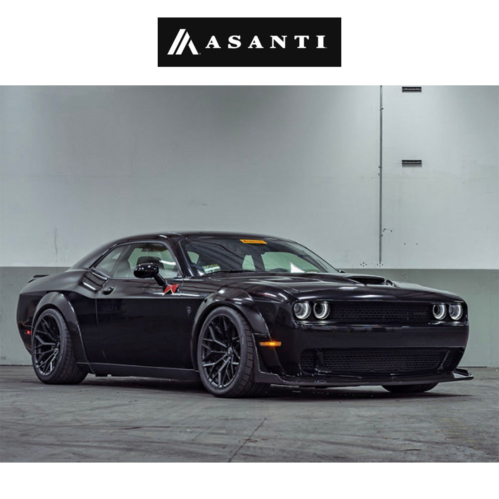 テスラモデル３用 アサンティ モーグル５ 20x9J ET 35 フロント、リア サテンブラック フロー成形アルミニウムホイール４本セット　Asanti MOGUL 5 20X9 5X4.5 72 +35 S-BLK (消費税、送料込み)