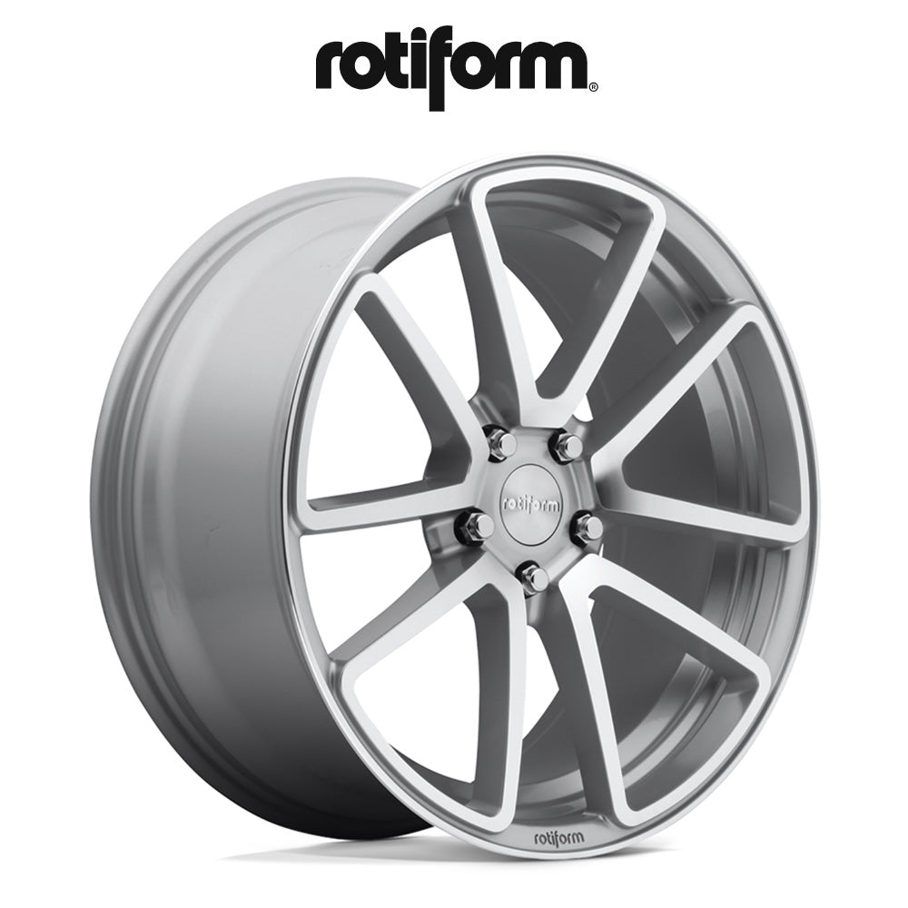 レクサス ＲＸ用 ロティフォーム SPF 18x8.5J ET 45 フロント、リア グロスシルバーマシンド ホイール４本セット　Rotiform SPF 18X8.5 5X4.5 72 MSL +45 (消費税、送料込み)