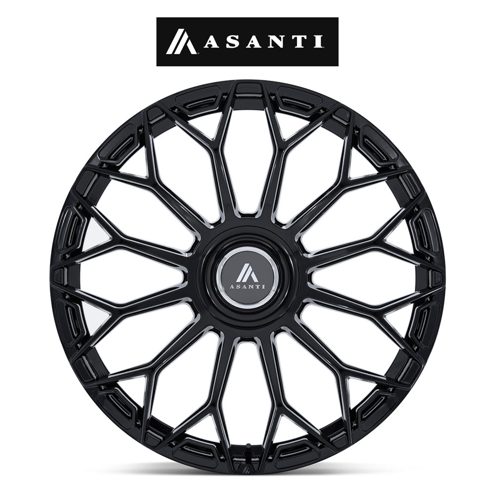 ＢＭＷ ７シリーズ用 アサンティ エンボイ 20X9J ET 20 フロント、20x10.5J ET 38 リア グロスブラック フローフォーミング・アルミニウムホイール４本セット (消費税、送料込み)