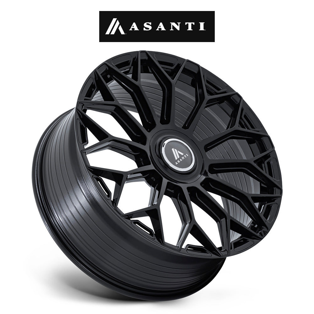 ＢＭＷ ７シリーズ用 アサンティ エンボイ 20X9J ET 20 フロント、20x10.5J ET 38 リア グロスブラック フローフォーミング・アルミニウムホイール４本セット (消費税、送料込み)