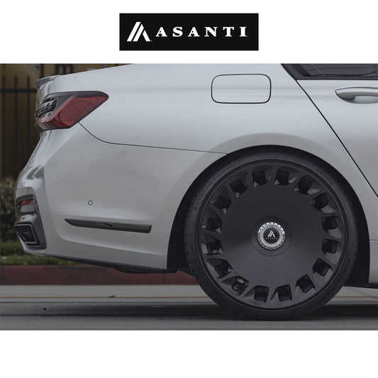 ビー・エム・ダブリュー ４シリーズ(BMW 4 Series)用 アサンティアリストクラト 20x9J グロスブラックマシンドフェイスダブルダークティント ホイール４本セット Asanti Aristocrat AB45 20X9 5X112/120 G-BLK-MCH DTCC 27MM (送料無料)