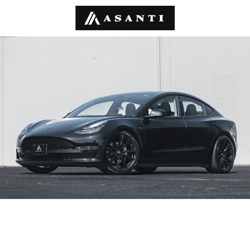 アウディ ＴＴクーペ用 アサンティ コロナ 20x9J ET 35 フロント、リア グロスブラック フロー成形アルミニウムホイール４本セット　Asanti CORONA 20X9 5X112 72 +35 G-BLK (消費税、送料込み)