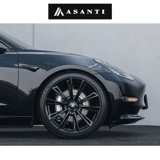 テスラ モデル３ (TESLA Model 3)用 アサンティ コロナトラック 20x9J グロスブラック ホイール４本セット Asanti AB30 Corona Truck AB30 20X9 5X4.5 G-BLK 35MM (送料無料)