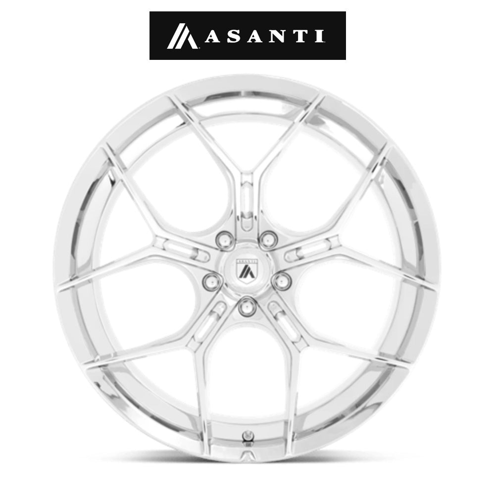 テスラ モデル３ (TESLA Model 3)用 アサンティ モナーク 20x9J クローム ホイール４本セット Asanti Monarch AB37 20X9 5X4.5 CHROME 38MM (送料無料)