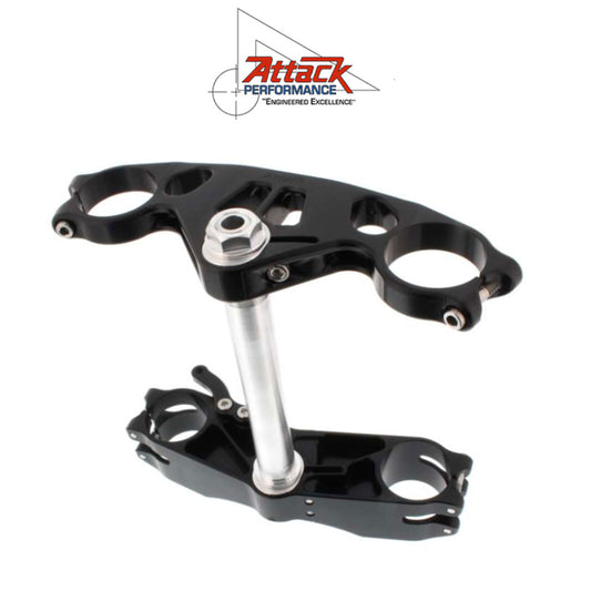 2010-2018年式ＢＭＷ Ｓ１０００ＲＲ用 アタックパフォーマンス製GPトリプルクランプキット(ブラック)　Attack Performance TRIPLE CLAMP KIT, GP, BMW S1000RR, 2010- BLACK (消費税、送料込み)