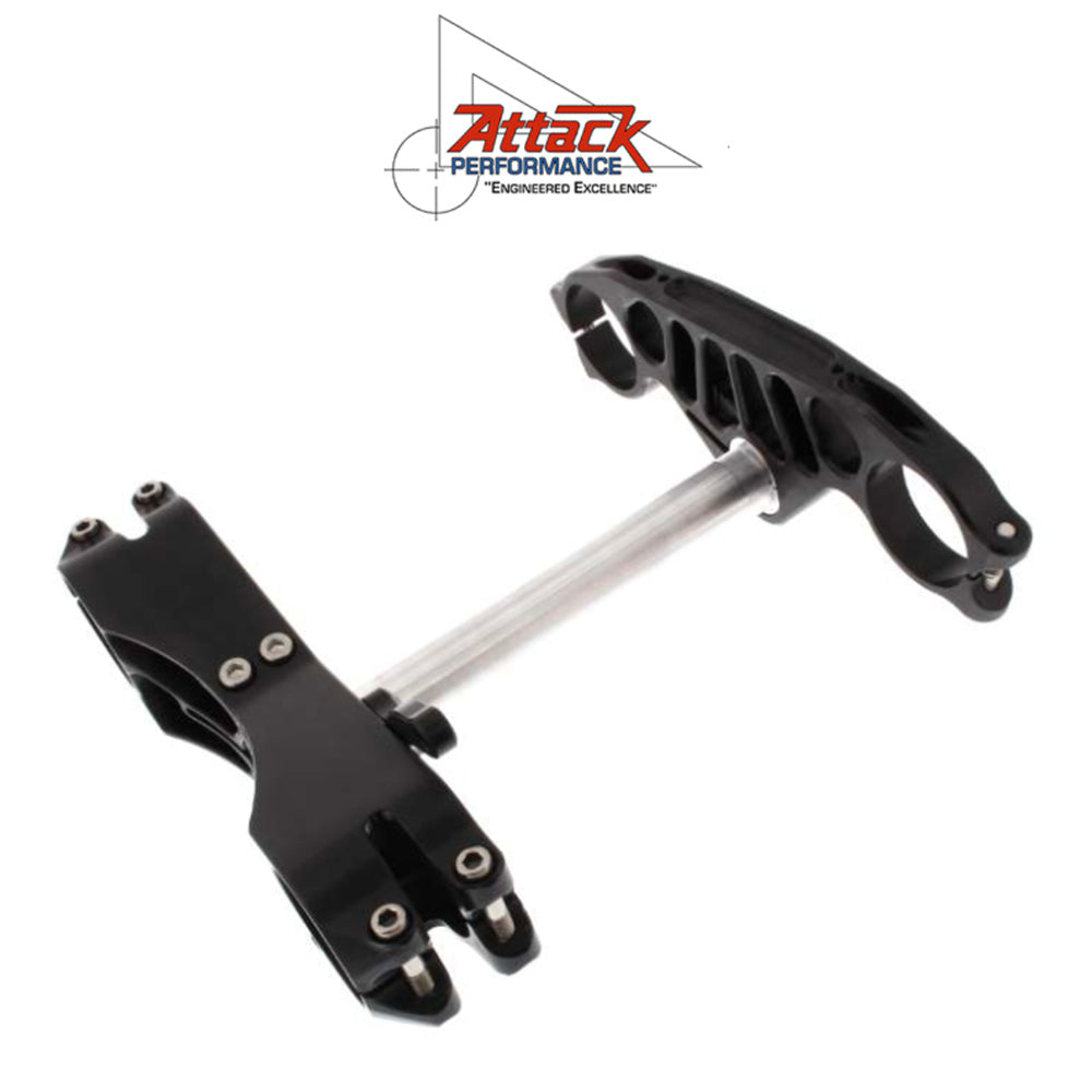 2010-2018年式ＢＭＷ Ｓ１０００ＲＲ用 アタックパフォーマンス製GPトリプルクランプキット(ブラック)　Attack Performance TRIPLE CLAMP KIT, GP, BMW S1000RR, 2010- BLACK (消費税、送料込み)