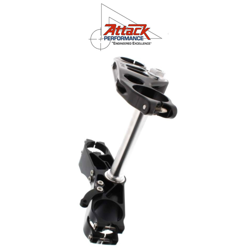 2010-2018年式ＢＭＷ Ｓ１０００ＲＲ用 アタックパフォーマンス製GPトリプルクランプキット(ブラック)　Attack Performance TRIPLE CLAMP KIT, GP, BMW S1000RR, 2010- BLACK (消費税、送料込み)
