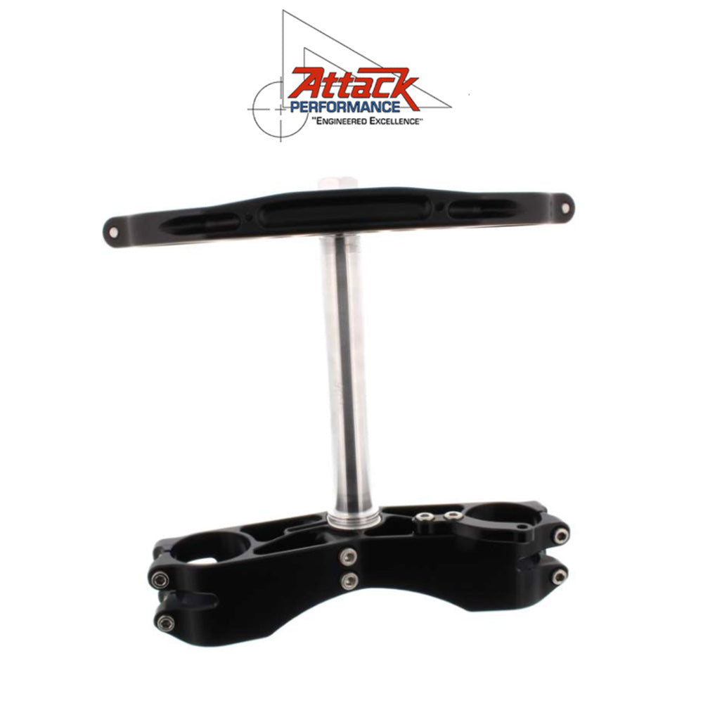 2010-2018年式ＢＭＷ Ｓ１０００ＲＲ用 アタックパフォーマンス製GPトリプルクランプキット(ブラック)　Attack Performance TRIPLE CLAMP KIT, GP, BMW S1000RR, 2010- BLACK (消費税、送料込み)