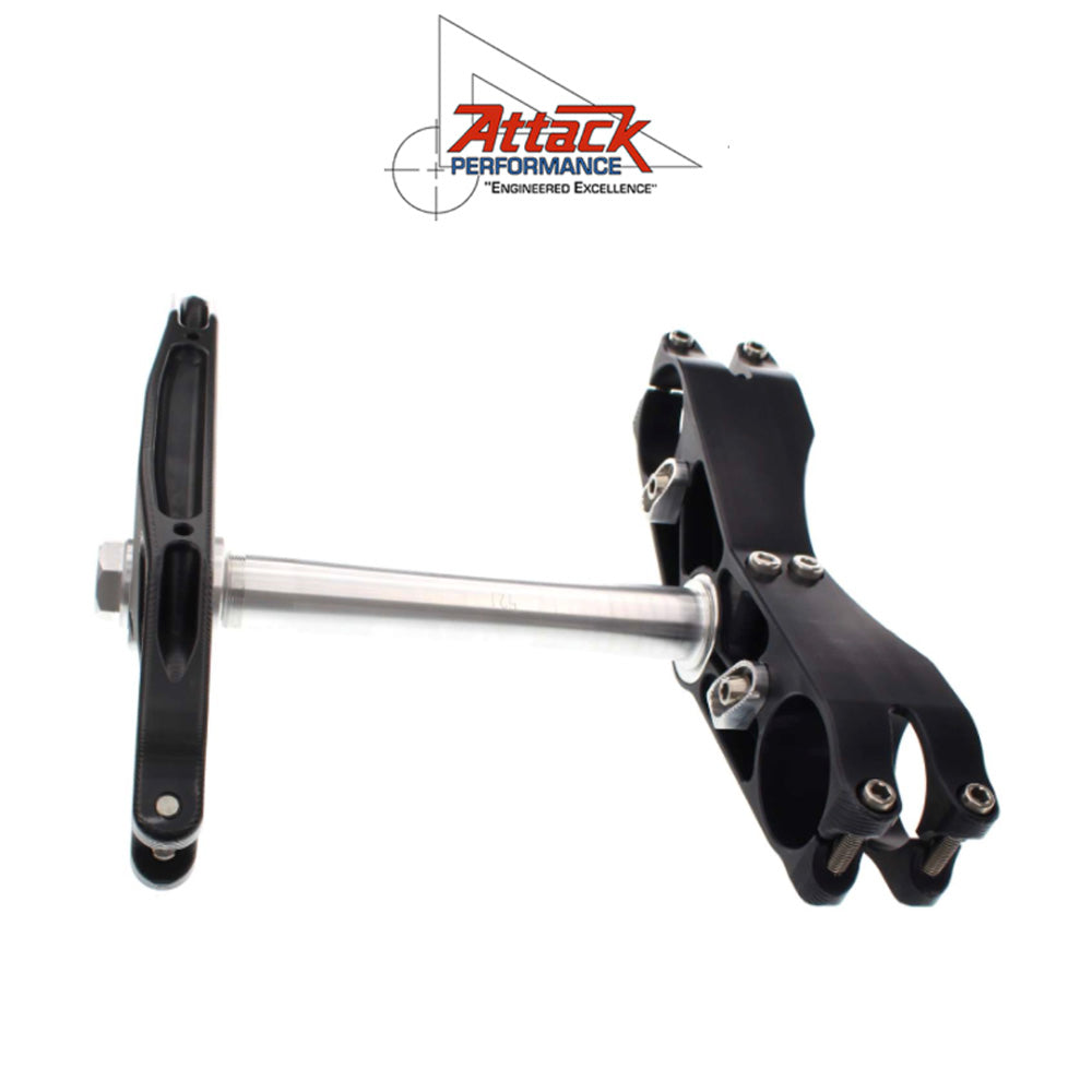 2006-2025年式 スズキ ＧＳＸ－Ｒ６００用 アタックパフォーマンス製GP トリプルクランプキット(ブラック)　Attack Performance TRIPLE CLAMP KIT, GP, GSXR600/750 06- , BLACK (消費税、送料込み)