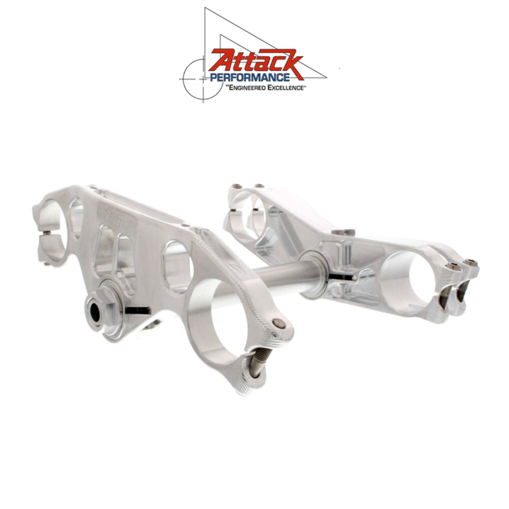 2013-2018年式 ＴＲＩＵＭＰＨ デイトナ ６７５Ｒ用 アタックパフォーマンス製GPトリプルクランプキット(オーリンズショックアブソーバー用)　Attack Performance TRIPLE CLAMP KIT, GP, TRIUMPH 675R (OHLINS) 11- (消費税、送料込み)