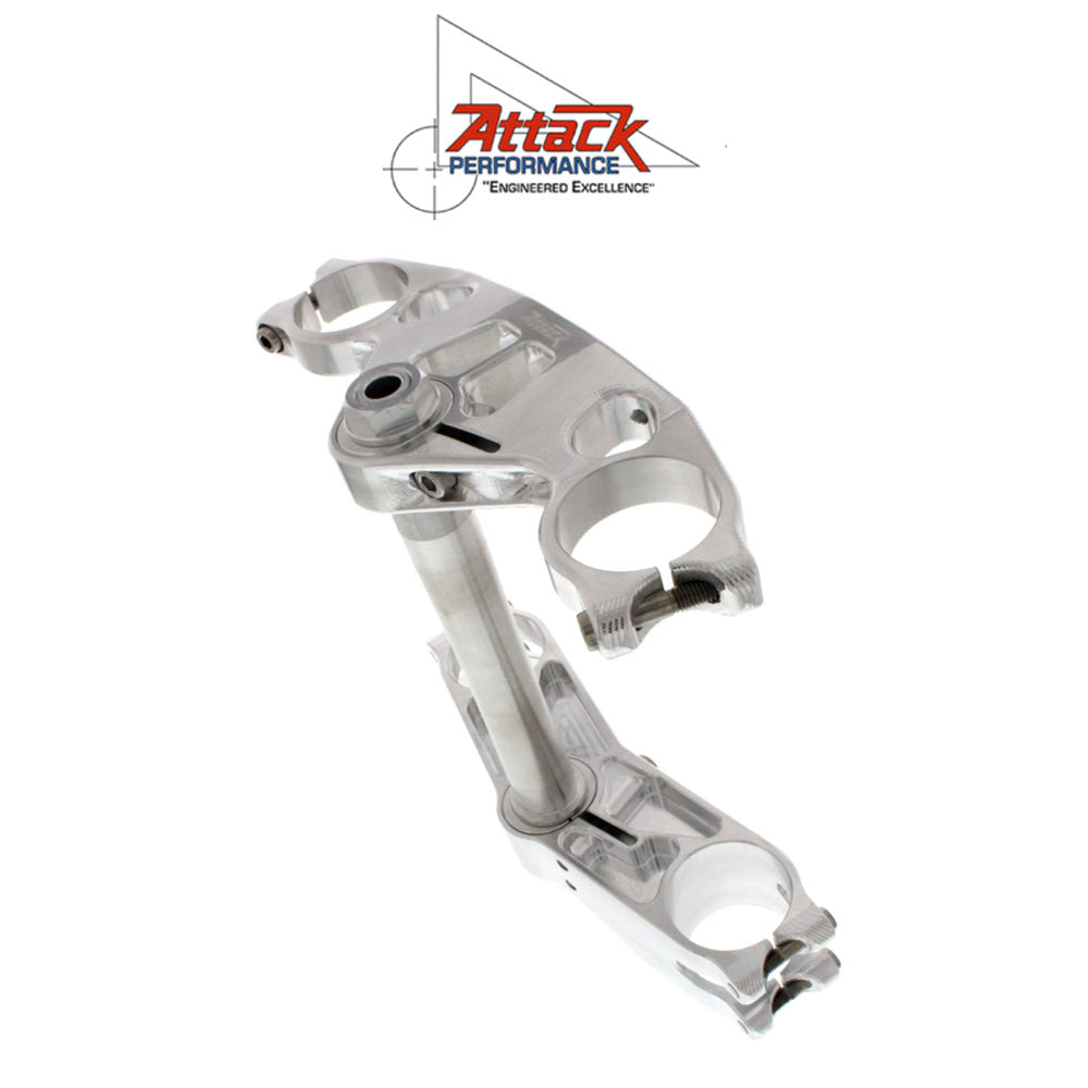 2013-2018年式 ＴＲＩＵＭＰＨ デイトナ ６７５Ｒ用 アタックパフォーマンス製GPトリプルクランプキット(オーリンズショックアブソーバー用)　Attack Performance TRIPLE CLAMP KIT, GP, TRIUMPH 675R (OHLINS) 11- (消費税、送料込み)