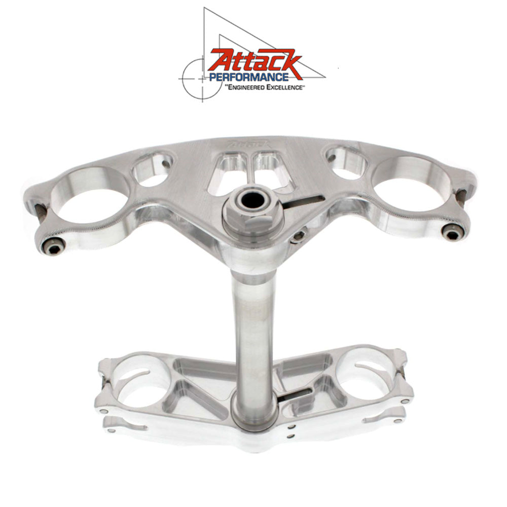 2013-2018年式 ＴＲＩＵＭＰＨ デイトナ ６７５Ｒ用 アタックパフォーマンス製GPトリプルクランプキット(オーリンズショックアブソーバー用)　Attack Performance TRIPLE CLAMP KIT, GP, TRIUMPH 675R (OHLINS) 11- (消費税、送料込み)