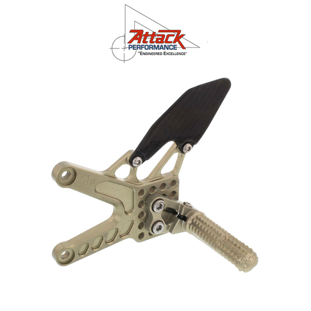 2015-2025年式 ヤマハ ＹＺＦ－Ｒ１用 アタックパフォーマンス製リアセット(エアロハード)　Attack Performance REARSET KIT WITH SHIFT LEVER, YZF R1 15- , AERO HARD (消費税、送料込み)