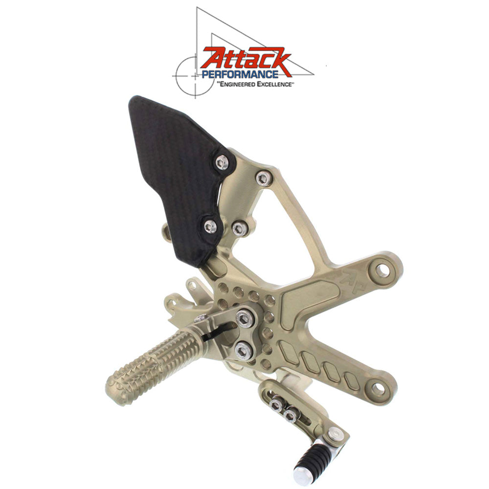 2015-2025年式 ヤマハ ＹＺＦ－Ｒ１用 アタックパフォーマンス製リアセット(エアロハード)　Attack Performance REARSET KIT WITH SHIFT LEVER, YZF R1 15- , AERO HARD (消費税、送料込み)