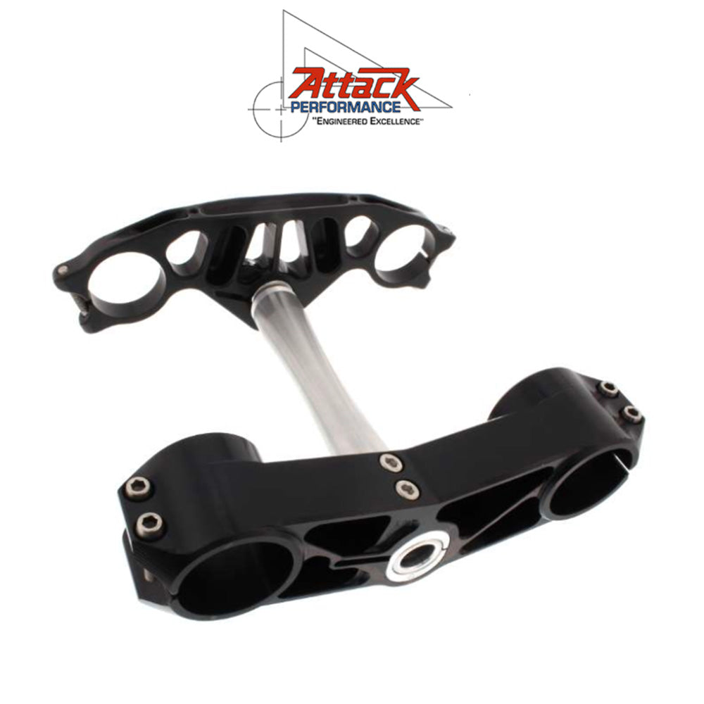 2008-2019年式 ホンダ ＣＢＲ１０００ＲＲ用 アタックパフォーマンス製トリプルクランプキット(ブラック)　Attack Performance TRIPLE CLAMP KIT, GP, CBR1000RR 08- , BLACK (消費税、送料込み)