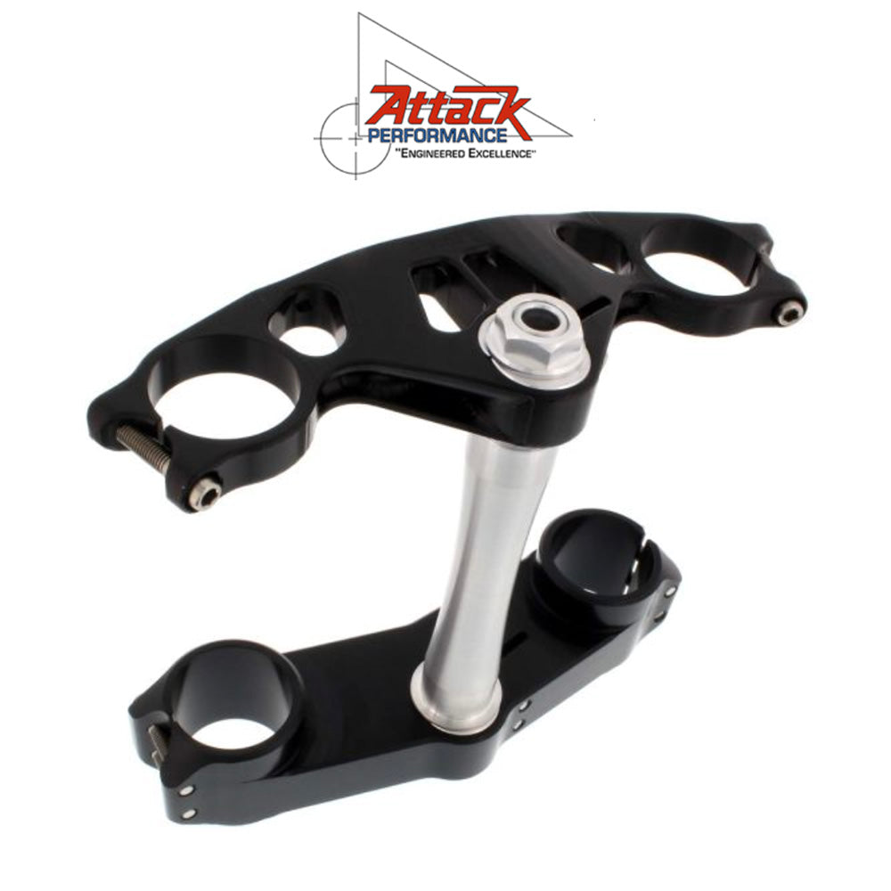 2008-2019年式 ホンダ ＣＢＲ１０００ＲＲ用 アタックパフォーマンス製トリプルクランプキット(ブラック)　Attack Performance TRIPLE CLAMP KIT, GP, CBR1000RR 08- , BLACK (消費税、送料込み)