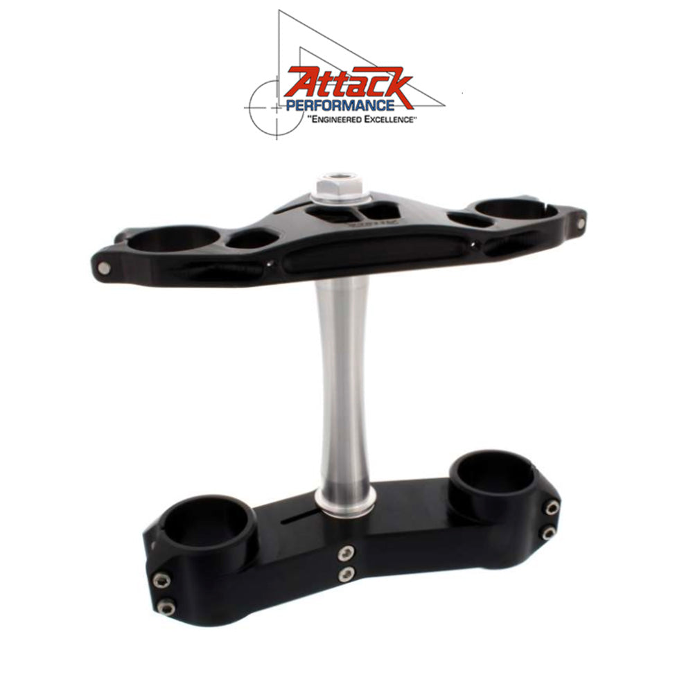 2008-2019年式 ホンダ ＣＢＲ１０００ＲＲ用 アタックパフォーマンス製トリプルクランプキット(ブラック)　Attack Performance TRIPLE CLAMP KIT, GP, CBR1000RR 08- , BLACK (消費税、送料込み)