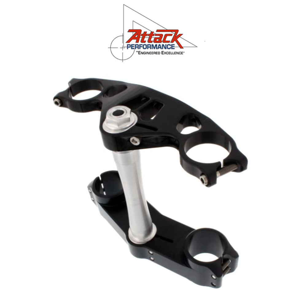 2008-2019年式 ホンダ ＣＢＲ１０００ＲＲ用 アタックパフォーマンス製トリプルクランプキット(ブラック)　Attack Performance TRIPLE CLAMP KIT, GP, CBR1000RR 08- , BLACK (消費税、送料込み)
