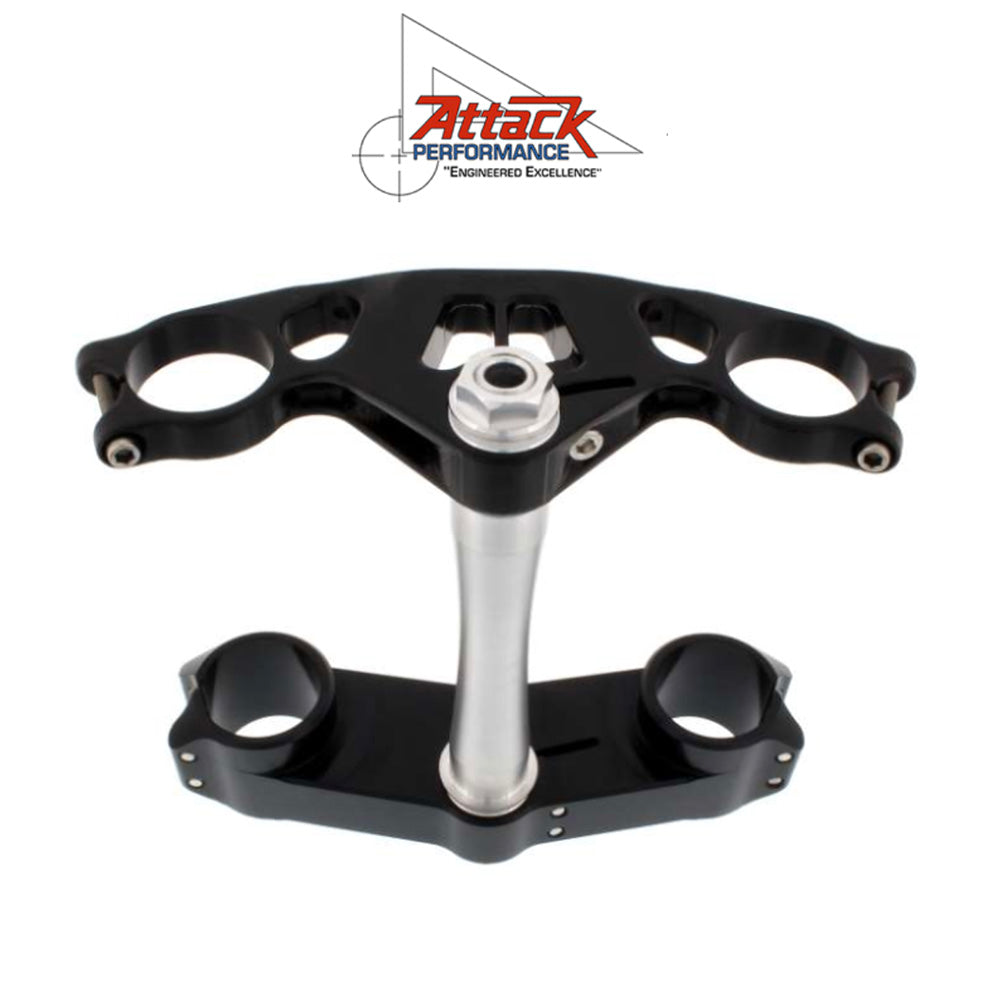 2008-2019年式 ホンダ ＣＢＲ１０００ＲＲ用 アタックパフォーマンス製トリプルクランプキット(ブラック)　Attack Performance TRIPLE CLAMP KIT, GP, CBR1000RR 08- , BLACK (消費税、送料込み)