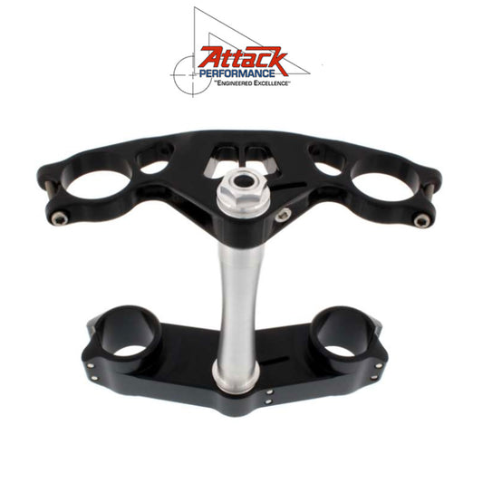 2008-2019年式 ホンダ ＣＢＲ１０００ＲＲ用 アタックパフォーマンス製トリプルクランプキット(ブラック)　Attack Performance TRIPLE CLAMP KIT, GP, CBR1000RR 08- , BLACK (消費税、送料込み)