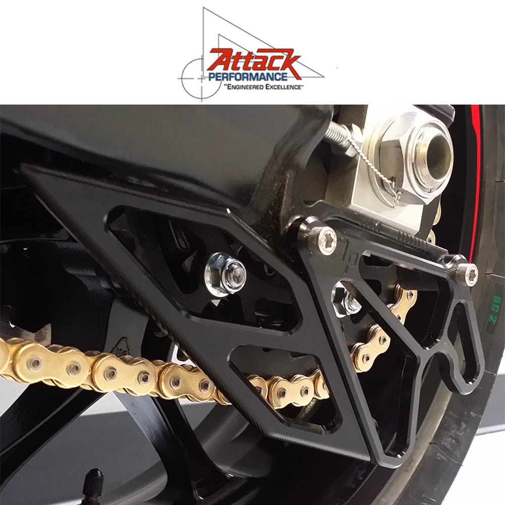 2025年式以降 ヤマハ YZF-R9用 アタックパフォーマンス製リフトマウント/スプロケットガードキット (ブラック)　Attack Performance LIFT MOUNT - SPROCKET GUARD KIT, YZF R1 15 - , R6 17-, R9 , BLACK (消費税、送料込み)