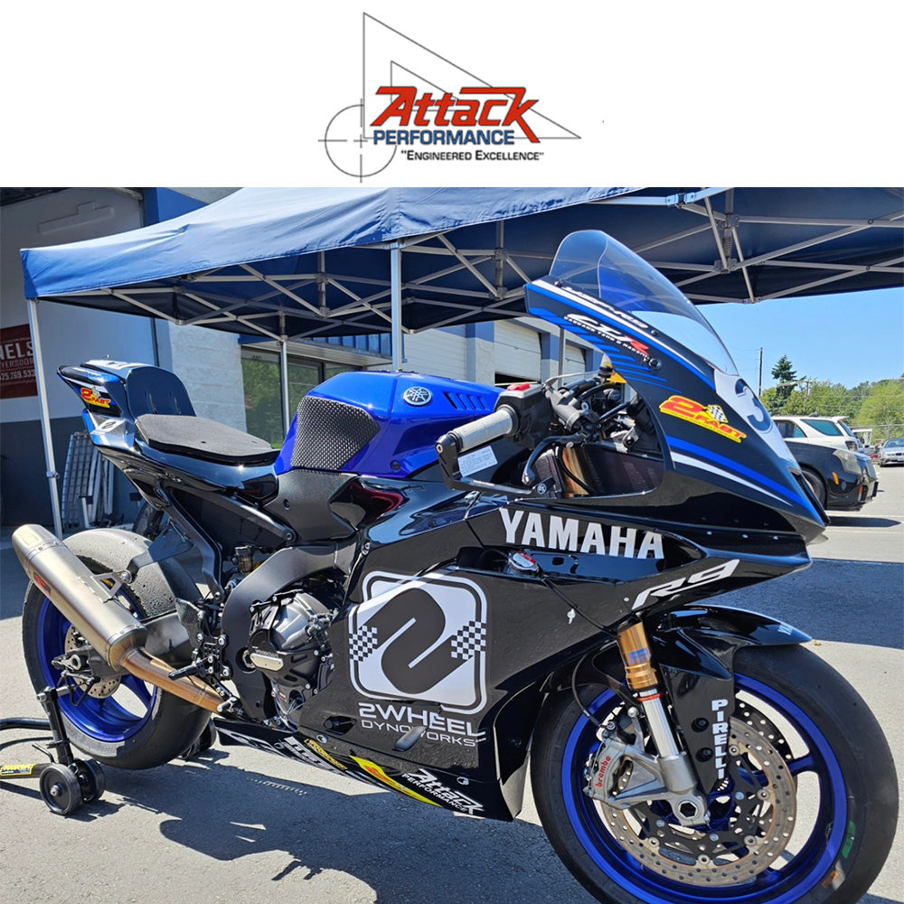 2025年式以降 ヤマハ YZF-R9用 アタックパフォーマンス製リアセット(ブラック)　Attack Performance REAR SET KIT, YZF R9, BLACK (消費税、送料込み)  SKU 125110B