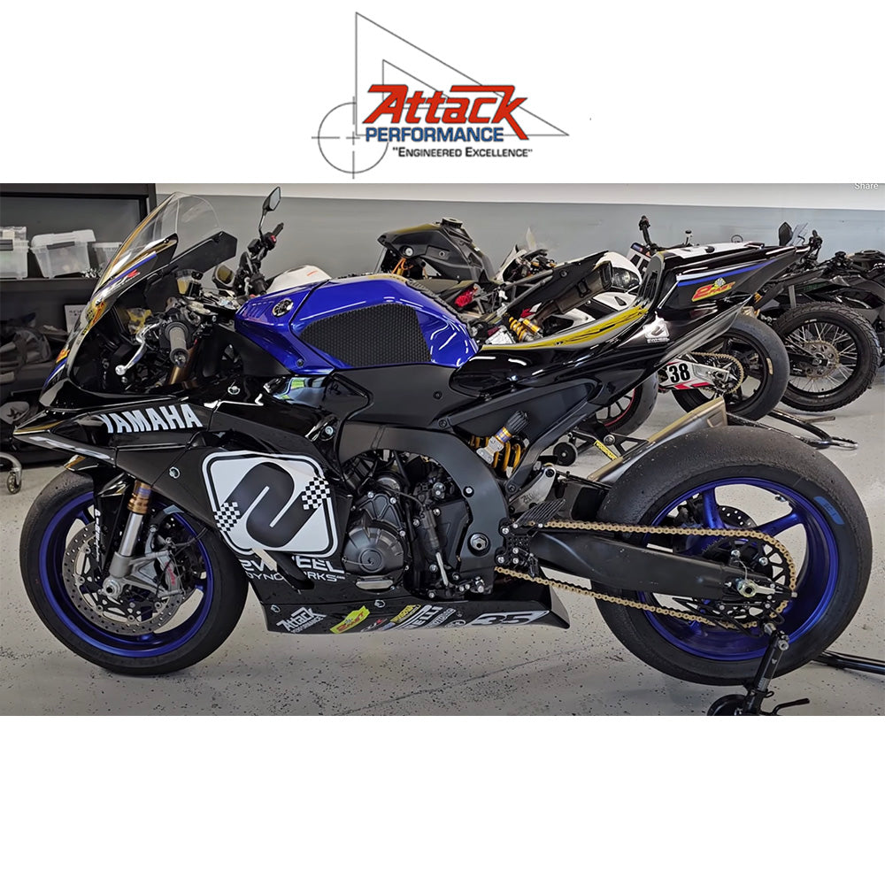 2025年式以降 ヤマハ YZF-R9用 アタックパフォーマンス製リアセット(ブラック)　Attack Performance REAR SET KIT, YZF R9, BLACK (消費税、送料込み)  SKU 125110B