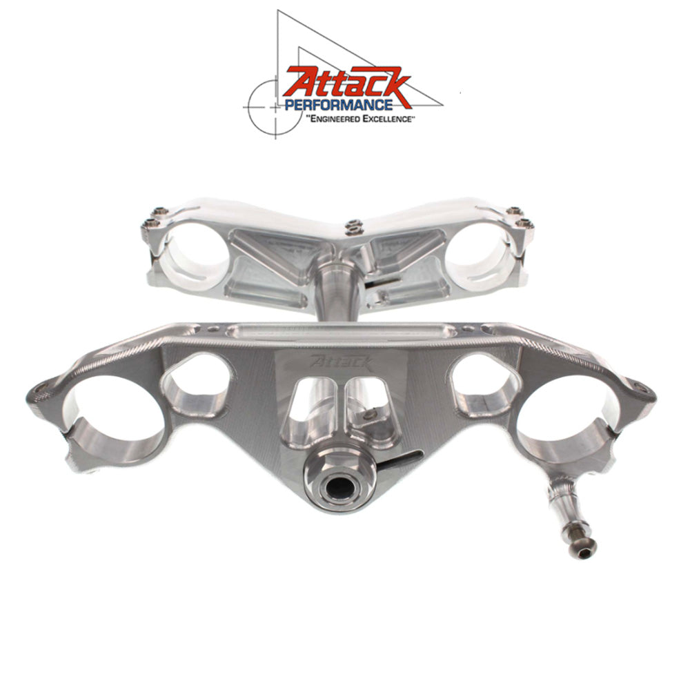 2016-2025年式 カワサキ Ｎｉｎｊａ ＺＸ－１０Ｒ用 アタックパフォーマンス製GPトリプルクランプキット　Attack Performance TRIPLE CLAMP KIT, GP, ZX-10 16 - (消費税、送料込み)