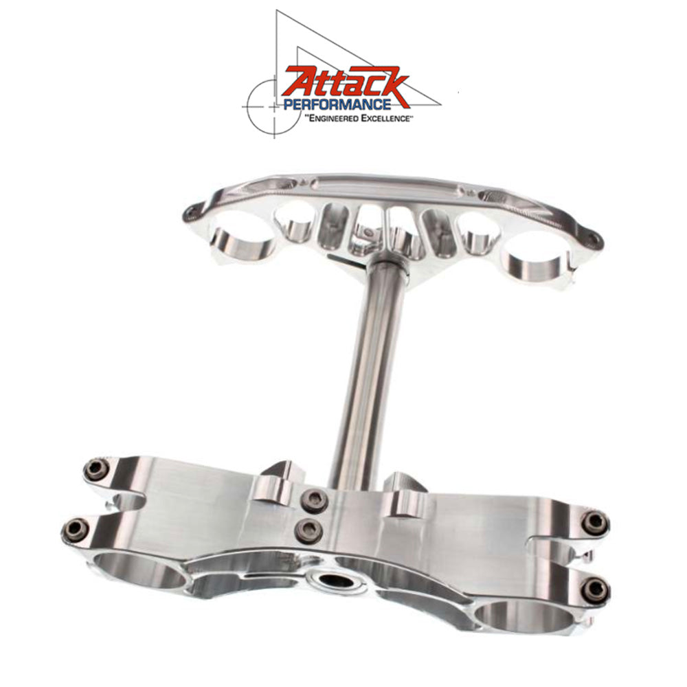 2022-2025年式 ヤマハ ＹＺＦ－Ｒ７用 アタックパフォーマンス製GPトリプルクランプキット　Attack Performance TRIPLE CLAMP KIT, GP, R7 22- PLAIN (消費税、送料込み)