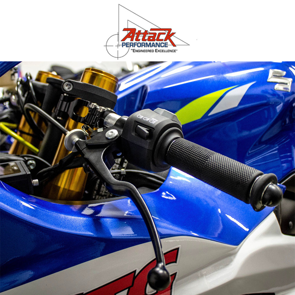 2022-2025年式 ヤマハ ＹＺＦ－Ｒ７用 アタックパフォーマンス製ゼロオフセット ハンドルバーキット 50mm (ブラック)　Attack Performance HANDLE BAR KIT, ZERO OFFSET, 50MM, BLACK (消費税、送料込み)