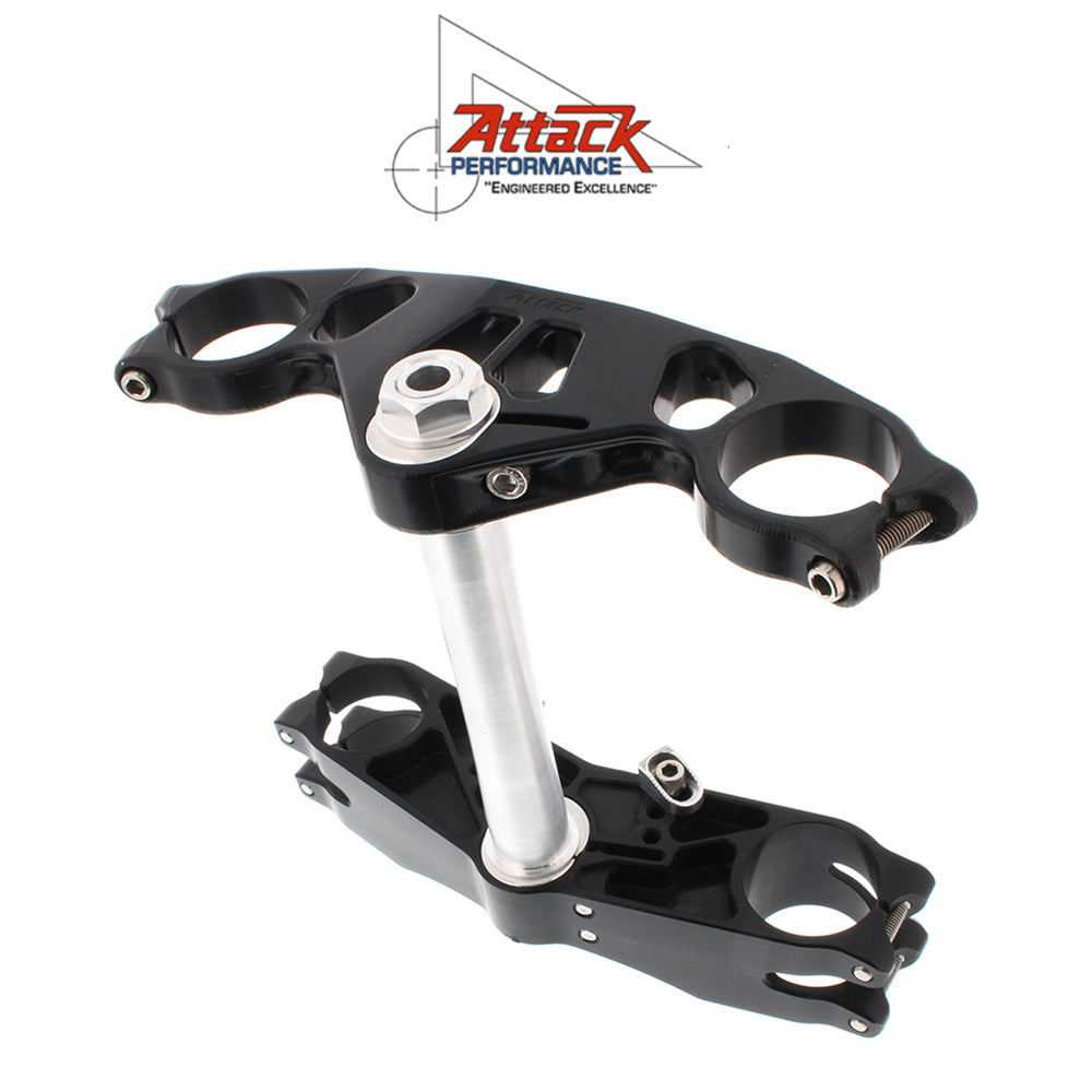 2006-2020年式 ヤマハＹＺＦ－Ｒ６用 アタックパフォーマンス製トリプルクランプキット　Attack Performance TRIPLE CLAMP KIT, GP, YZFR6 17- , BLACK (消費税、送料込み)
