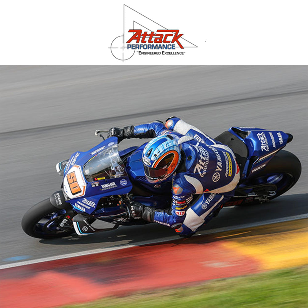 2015-2025年式 ヤマハ ＹＺＦ－Ｒ１用 アタックパフォーマンス製ゼロオフセット ハンドルバーキット 50mm (ブラック)　Attack Performance HANDLE BAR KIT, ZERO OFFSET, 50MM, BLACK (消費税、送料込み)