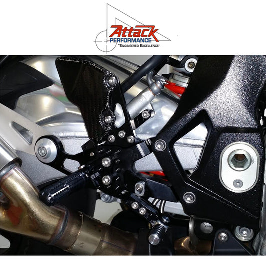 2015-2018年式ＢＭＷ Ｓ１０００ＲＲ用 アタックパフォーマンス製リアセット(ブラック)　Attack Performance REARSET KIT WITH SHIFT LEVER, BMW S1000RR, 2015- , BLACK (消費税、送料込み)