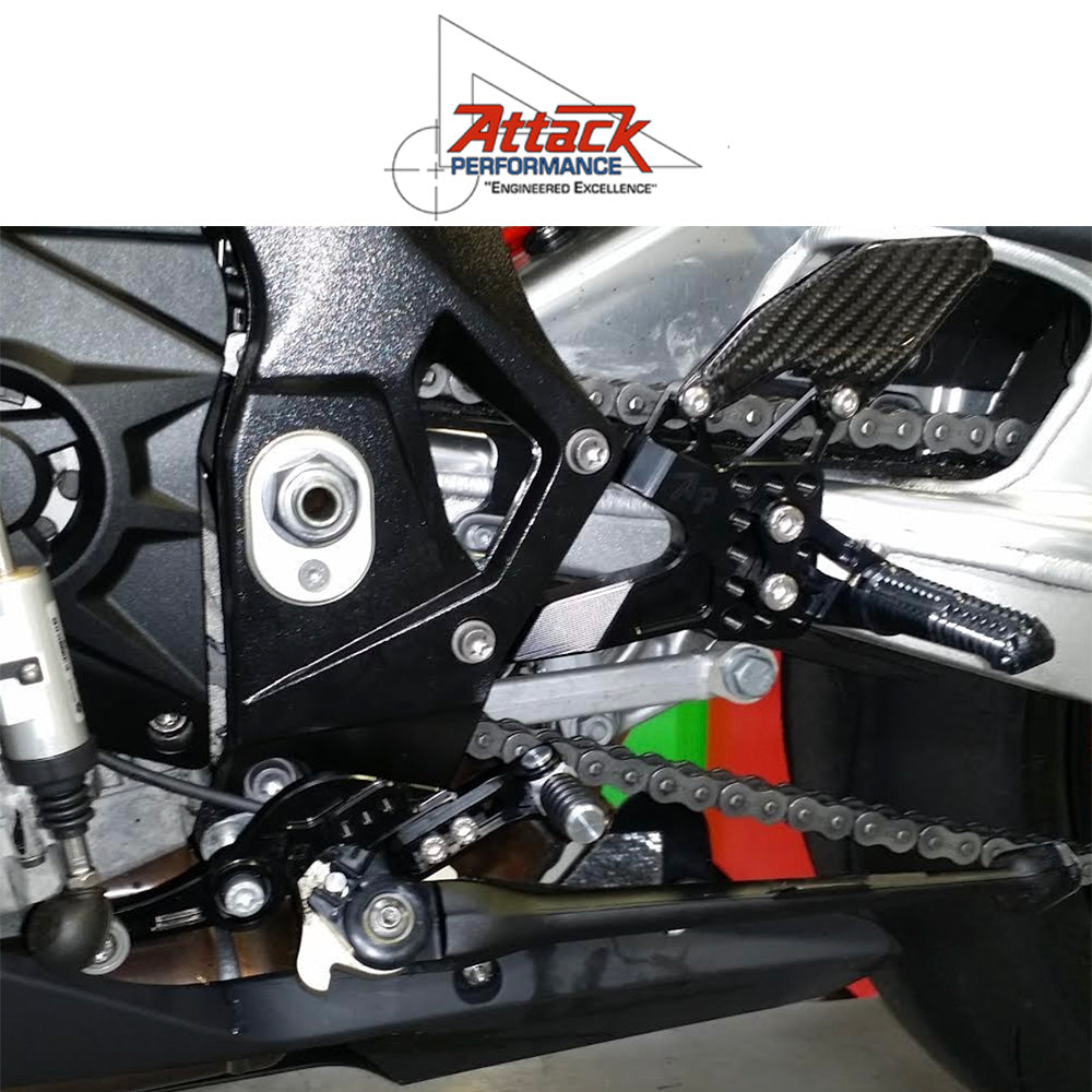 2015-2018年式ＢＭＷ Ｓ１０００ＲＲ用 アタックパフォーマンス製リアセット(ブラック)　Attack Performance REARSET KIT WITH SHIFT LEVER, BMW S1000RR, 2015- , BLACK (消費税、送料込み)